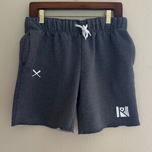 Routine Men's Gray Baseball Shorts Medium EUC